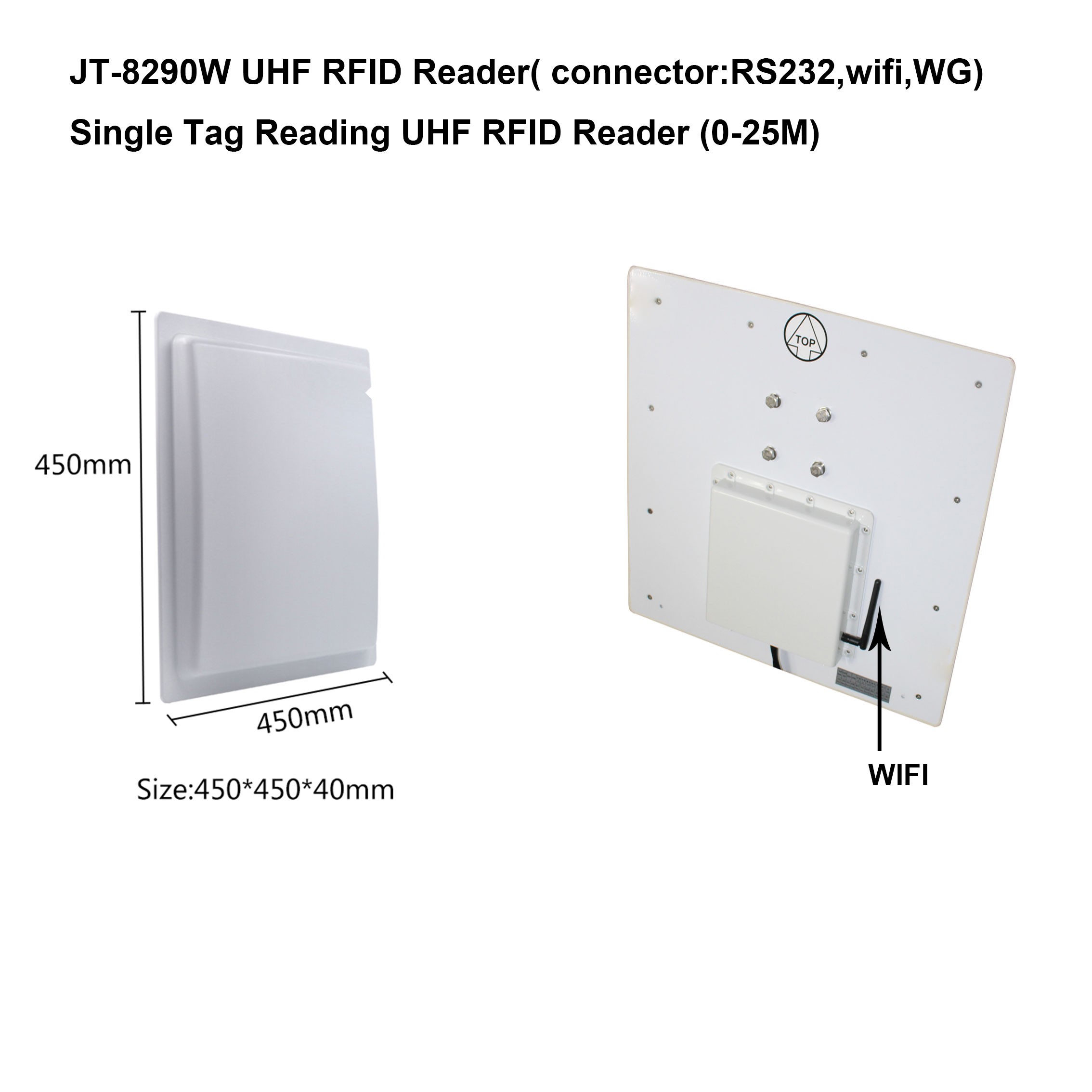 Lecteur Wi-Fi longue portée 20 m JT-8290W