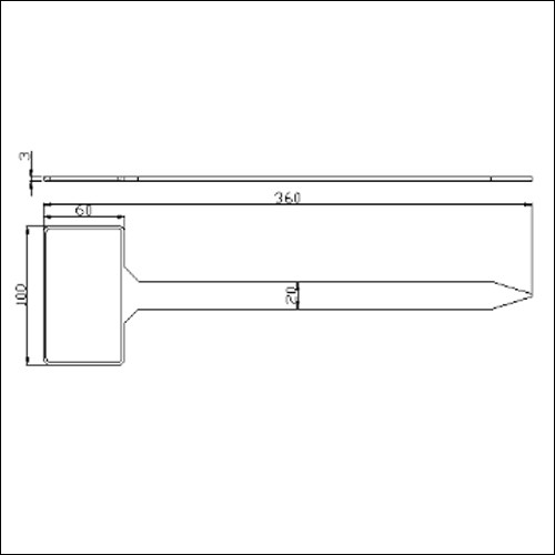 Étiquette de sélection d'arbres ISO-18000 6C