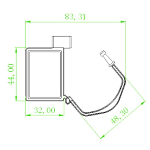 Étiquette de verrouillage de boîtier UHF RFID 6C