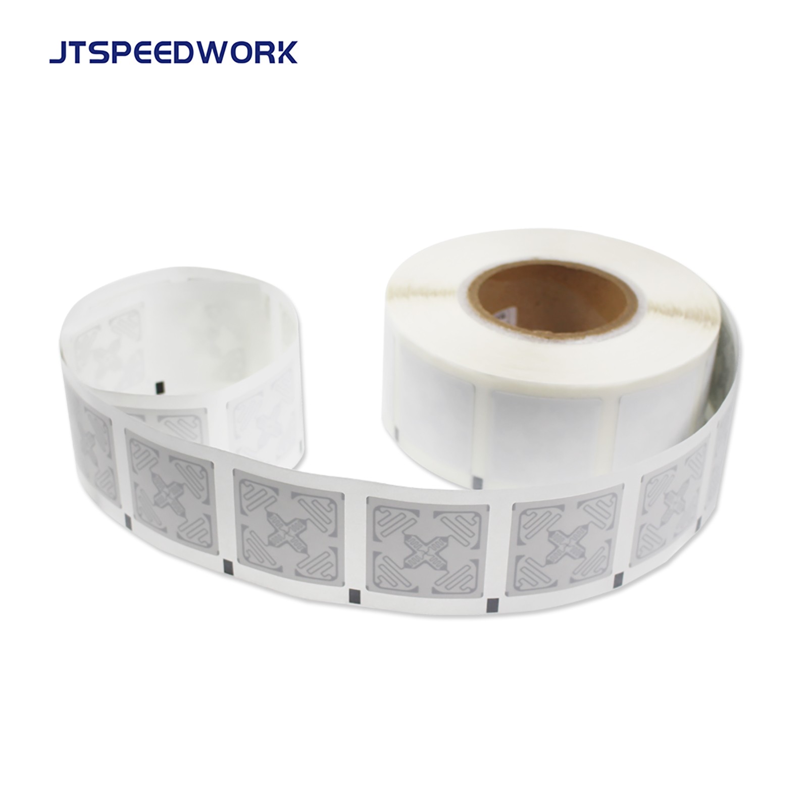 JT-IH47 50*50mm UHF RFID 860-960MHz UCODE 9 étiquette autocollante