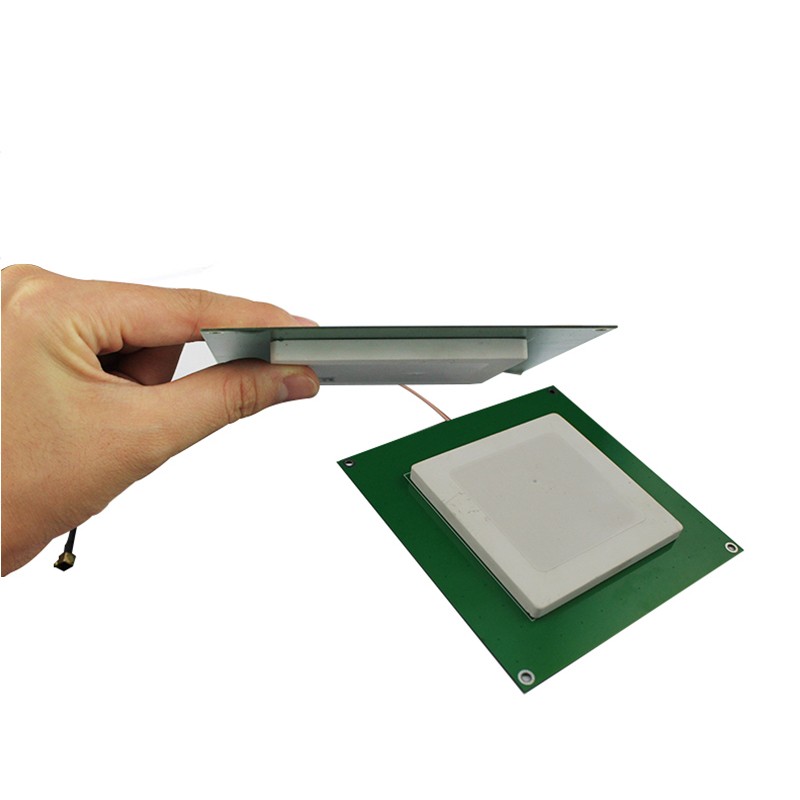 Antenne céramique RFID UHF JT-T0080 5 dBi 80 x 80 mm 860-960 MHz RHCP haute sensibilité