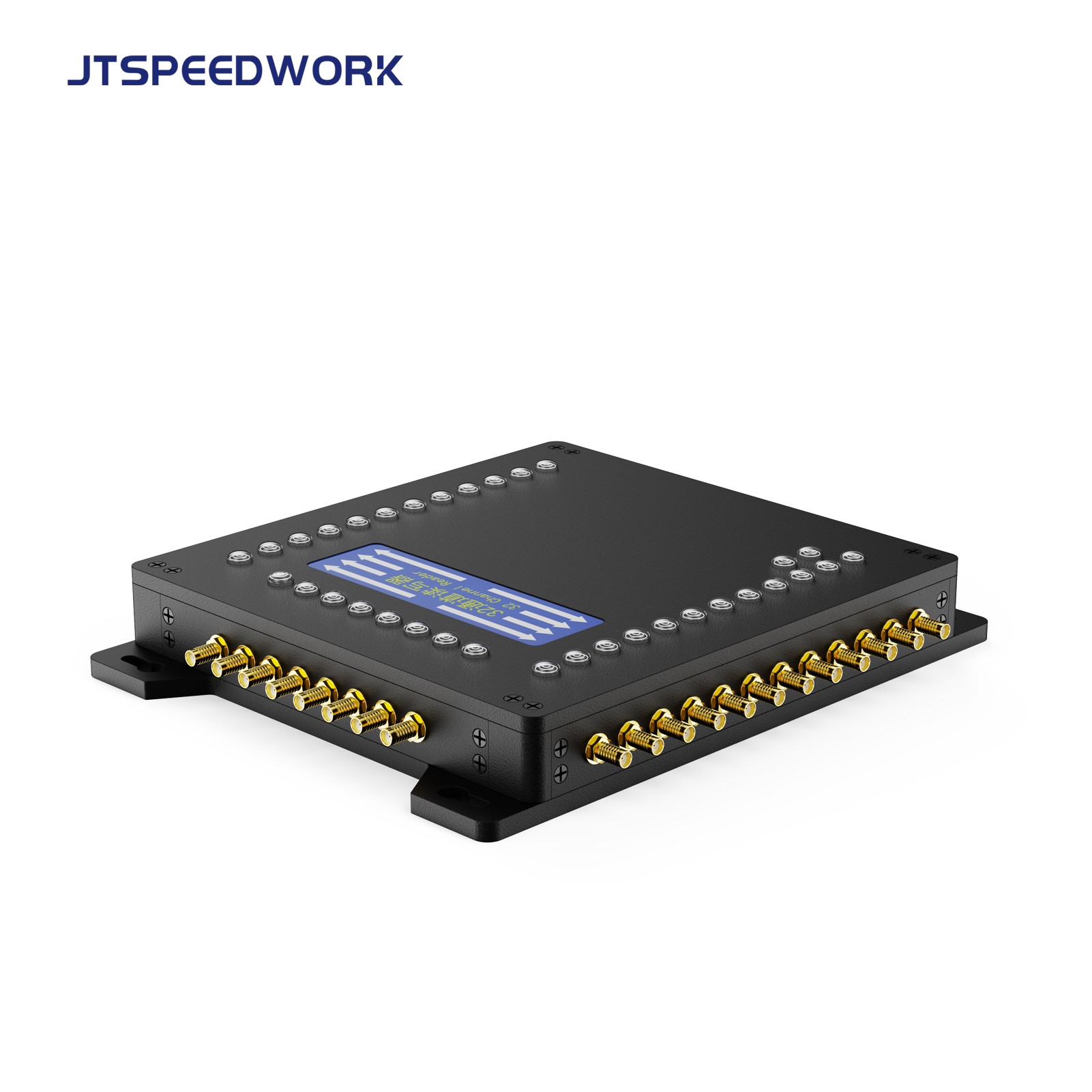 Lecteur RFID UHF fixe 32 ports JT-932 Impinj R2000 Haute sensibilité ISO18000-6C