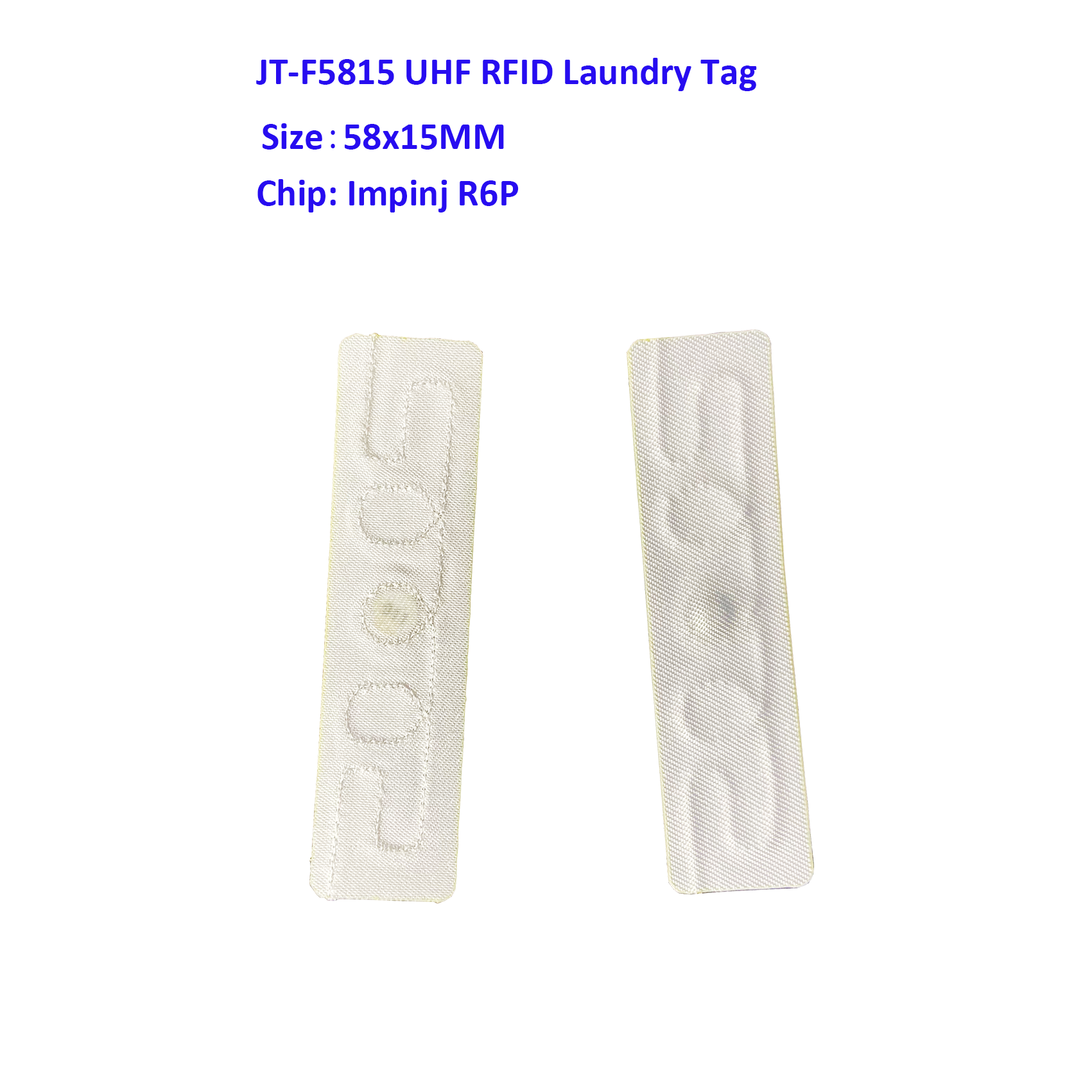Étiquette de lavage RFID UHF textile 902-928 MHz