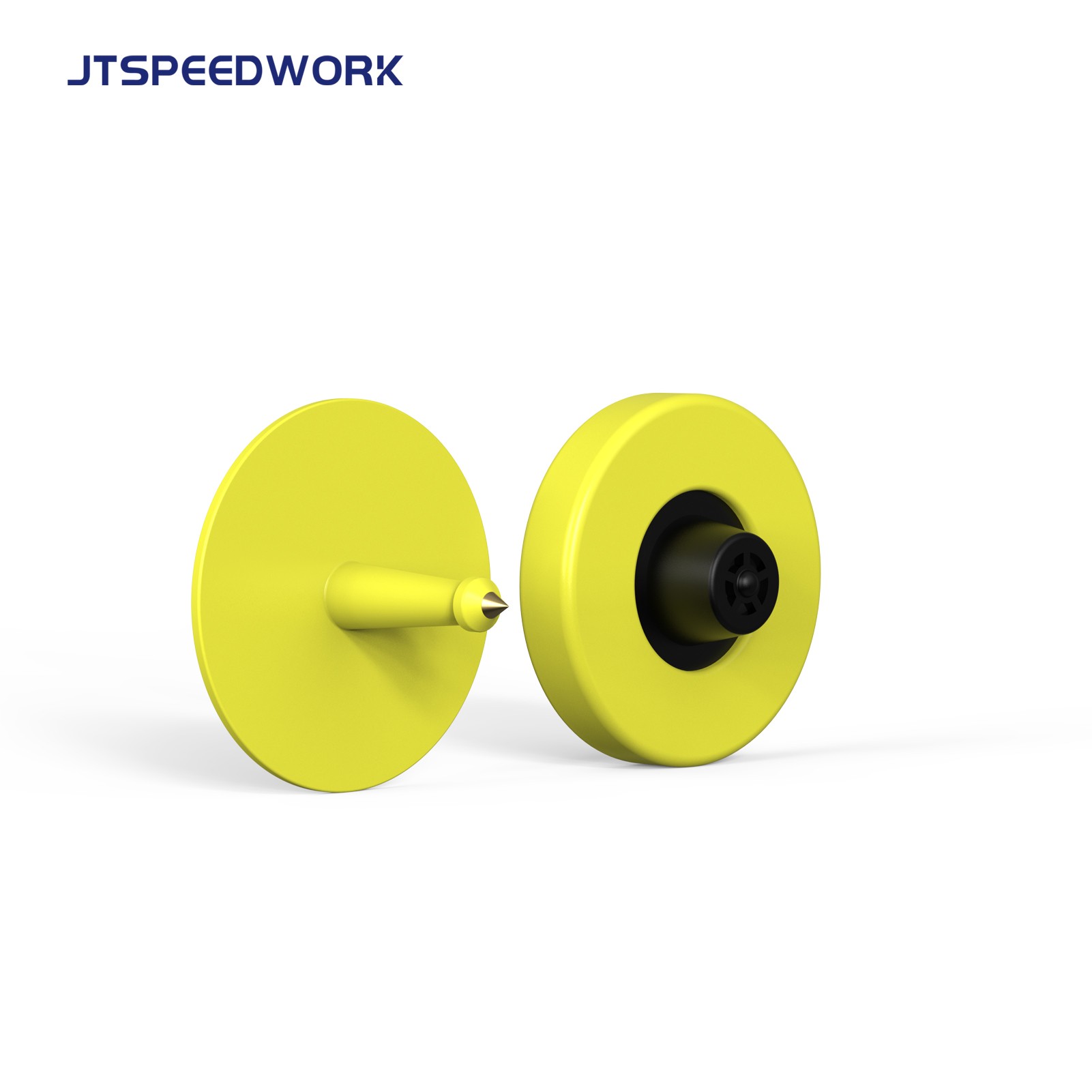 Étiquette auriculaire RFID LF pour animaux JT-E001 LF 134,2 kHz FDX EM4305