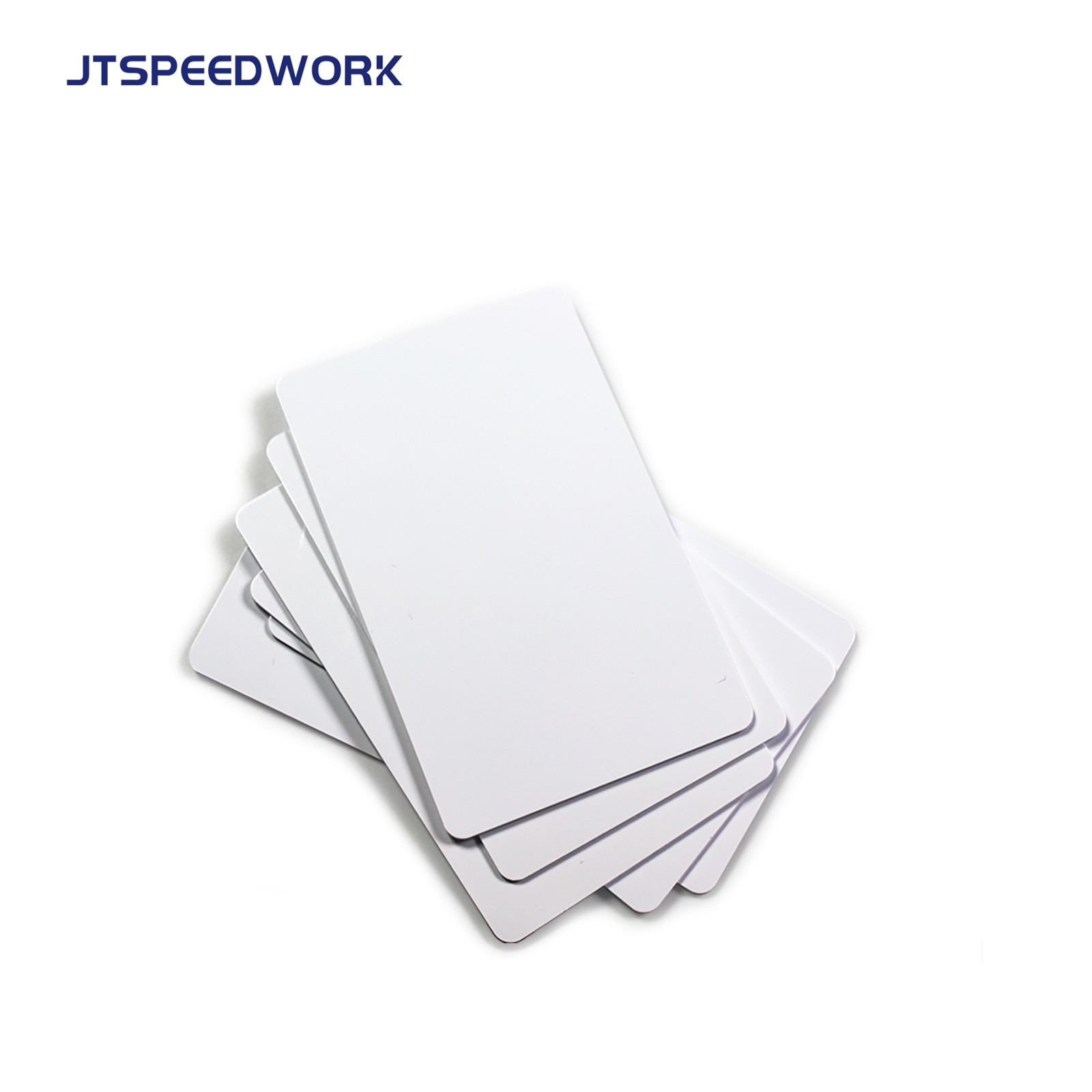 Carte RFID UHF en PVC blanche JT-A8554 85*54*0,86 mm 860-960 MHz