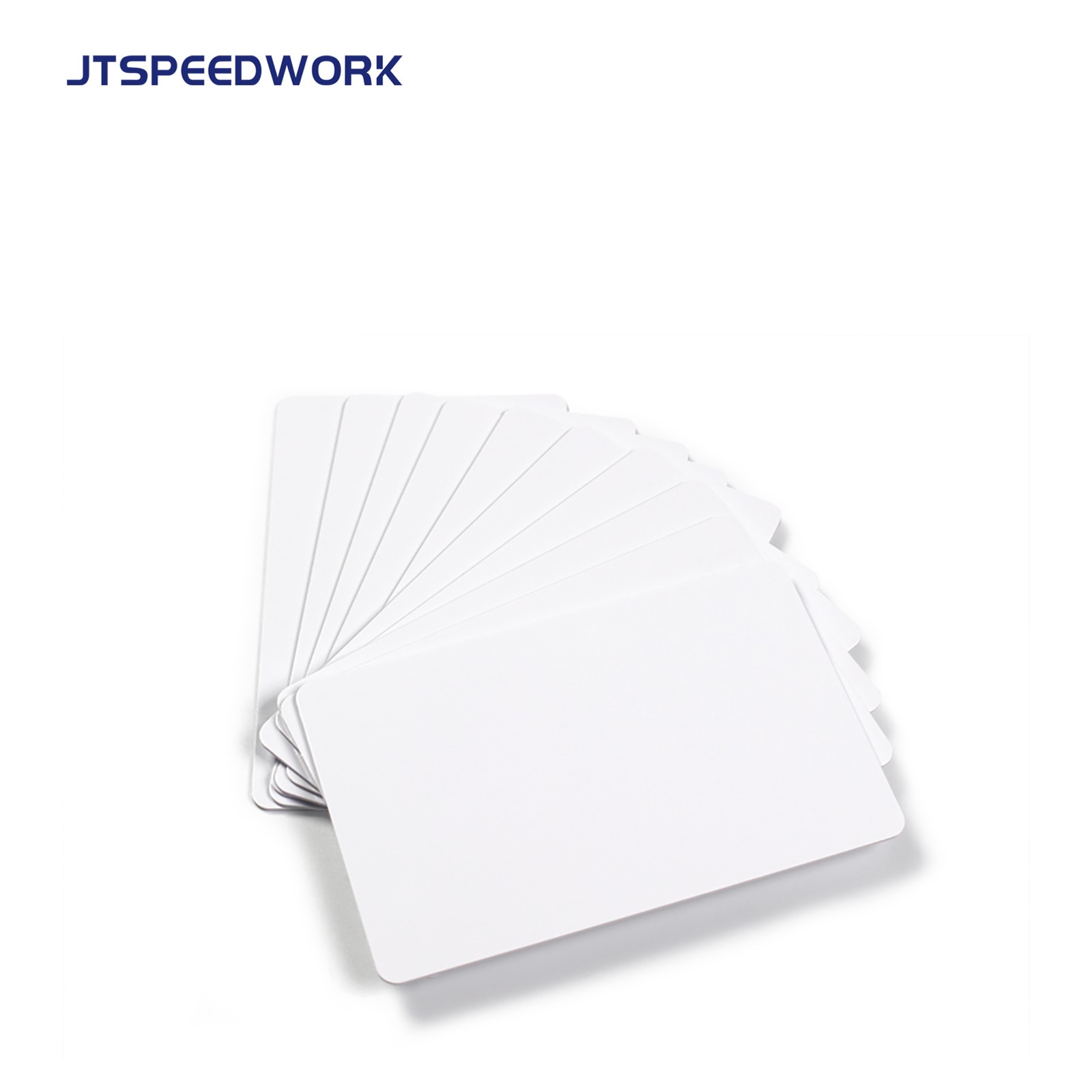 Carte RFID UHF en PVC blanche JT-A8554 85*54*0,86 mm 860-960 MHz