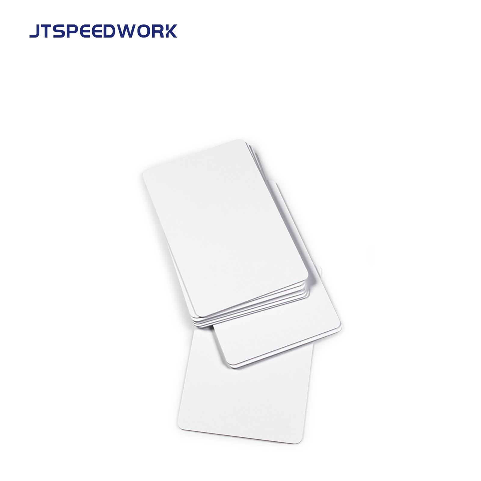 Carte RFID UHF en PVC blanche JT-A8554 85*54*0,86 mm 860-960 MHz
