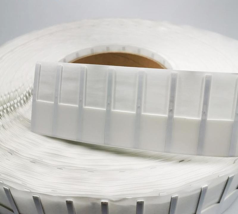 Étiquette RFID flexible UHF 860-960 MHz, imprimable sur métal, JT-K6505, 65 x 5 x 1,26 mm