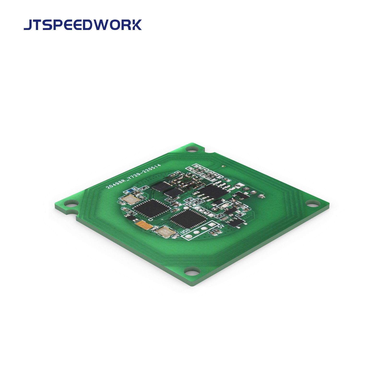 Module RFID HF miniature JT-1550 13,56 MHz, protocole ISO 14443A et ISO 15693