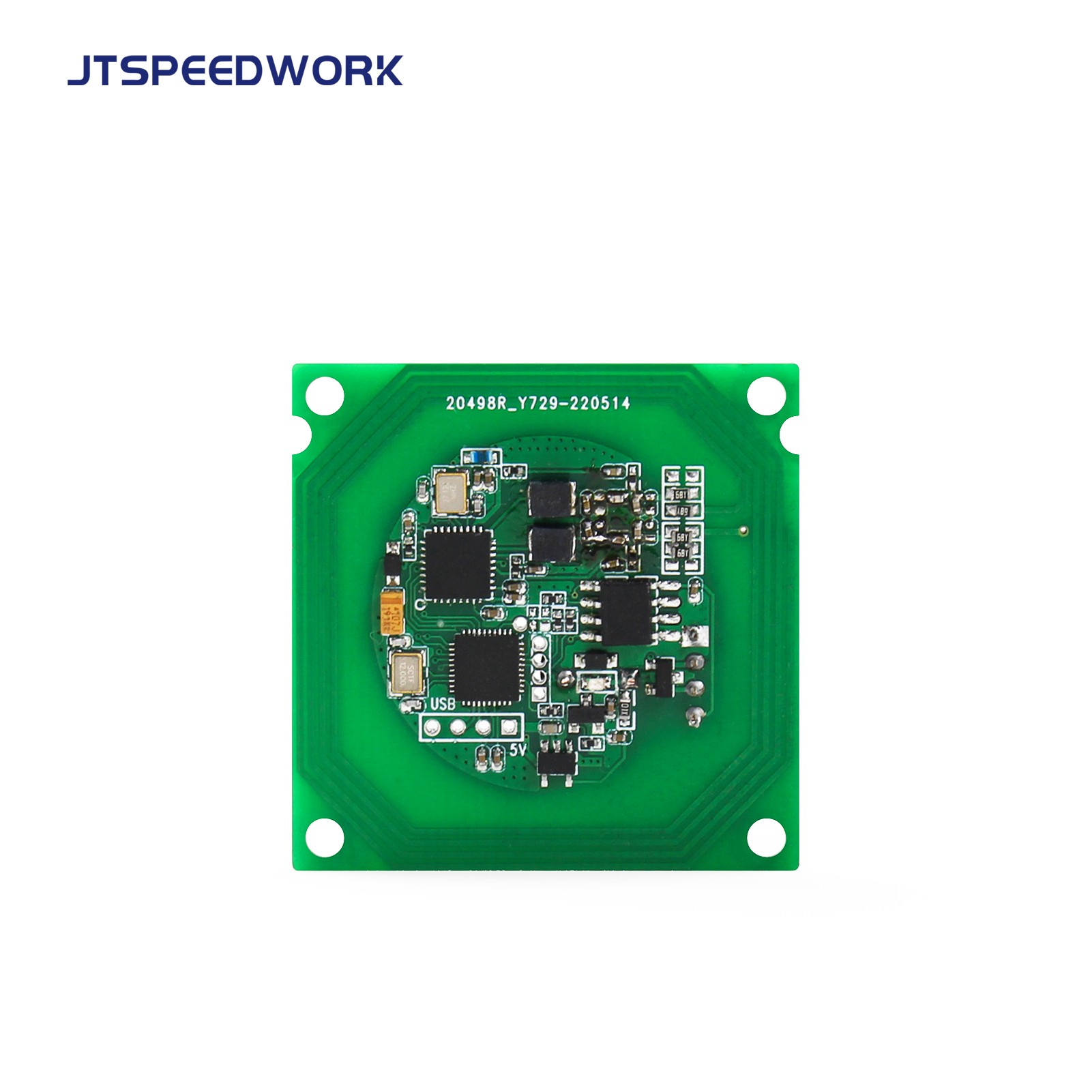Module RFID HF miniature JT-1550 13,56 MHz, protocole ISO 14443A et ISO 15693