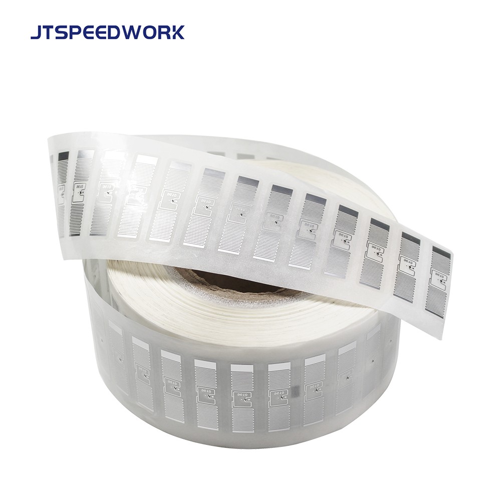 Étiquette autocollante en papier couché RFID UHF JT-I9610 48*14 mm