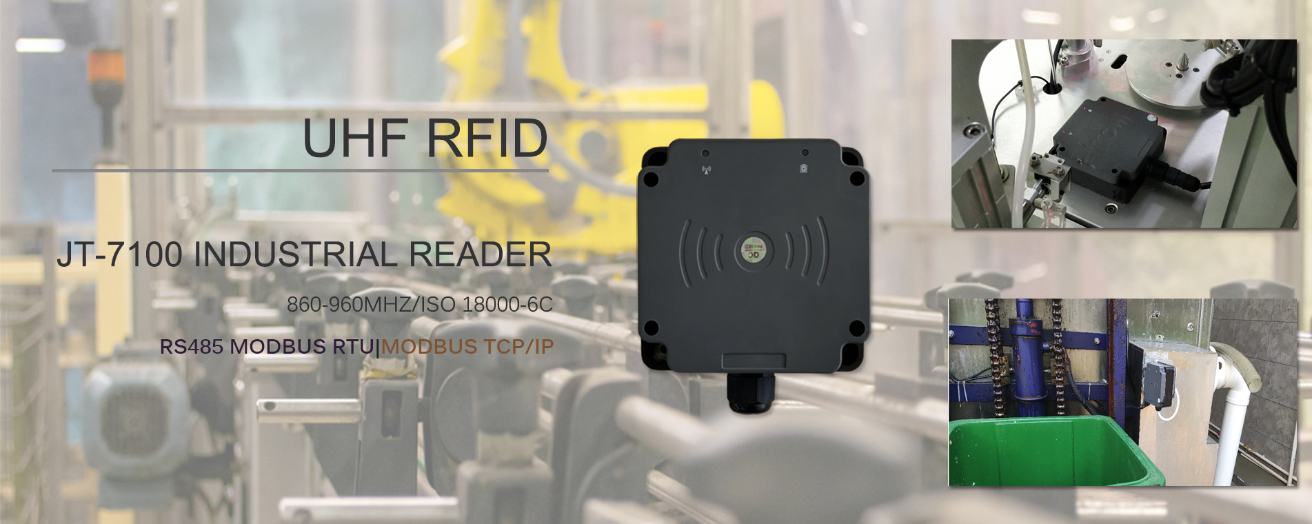 Lecteur RFID UHF industriel