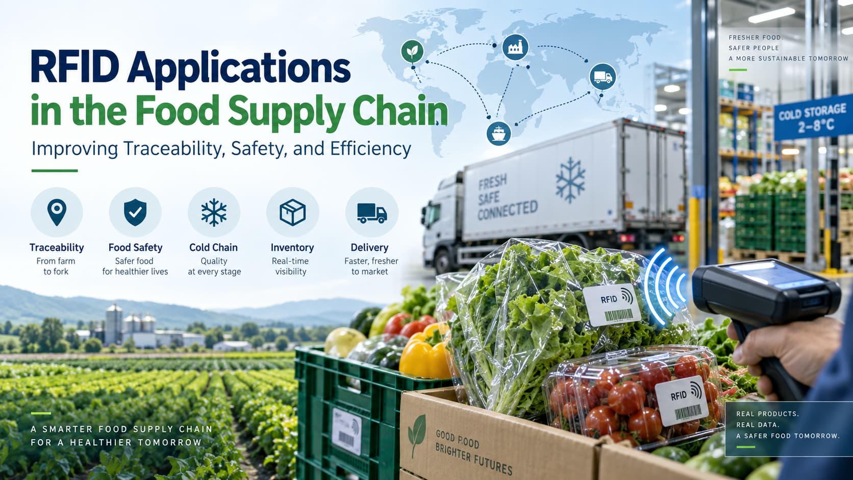 Comment la technologie RFID transforme la chaîne d'approvisionnement alimentaire
