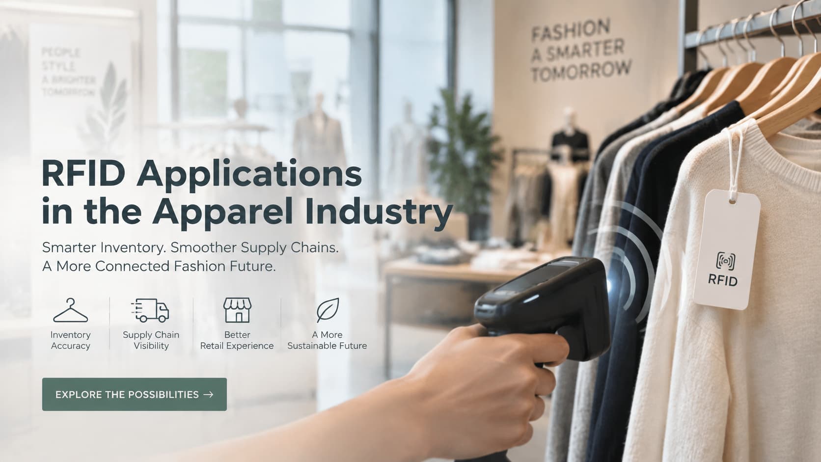 Comment la technologie RFID révolutionne l'industrie du vêtement : applications, avantages et tendances futures